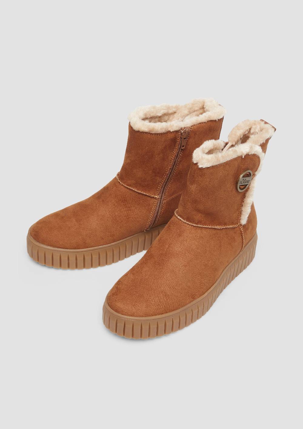 S.Oliver Gefütterte Boots mit Plateausohle Saisonschlussverkauf