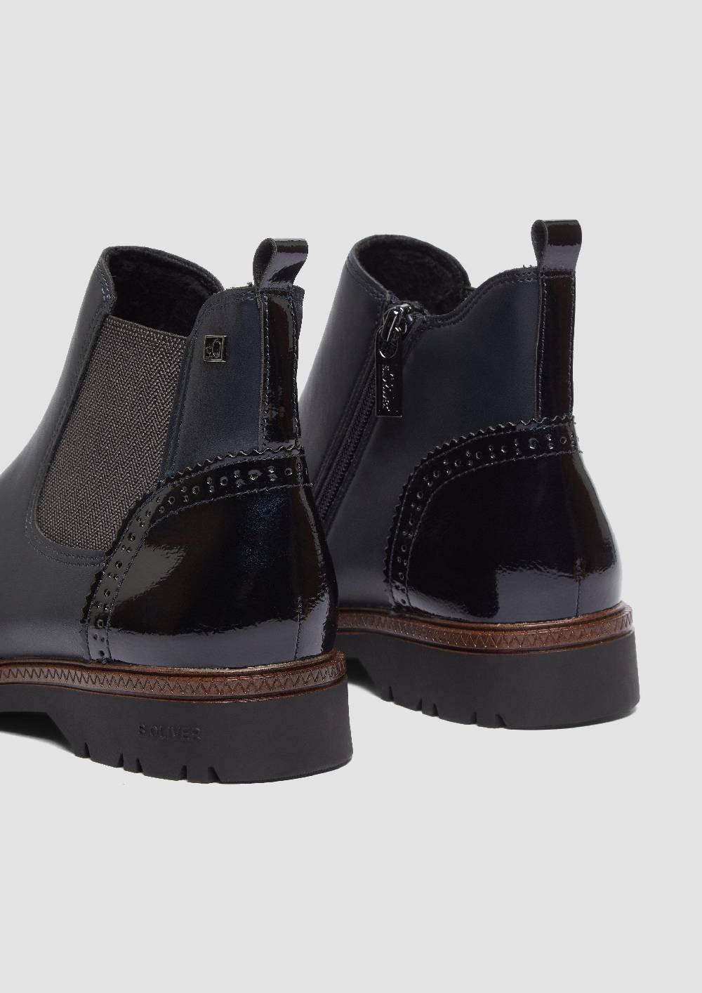 S.Oliver Chelsea Boots in Leder-Optik Muttertagsangebot