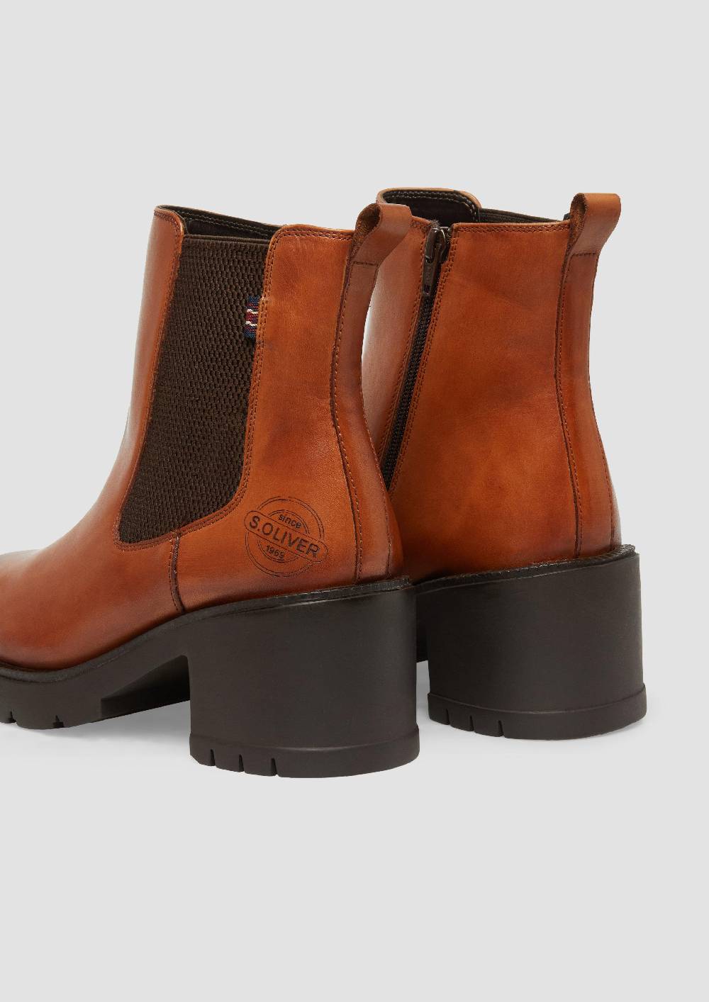 S.Oliver Chelsea-Boots aus Leder Valentinstagsangebot
