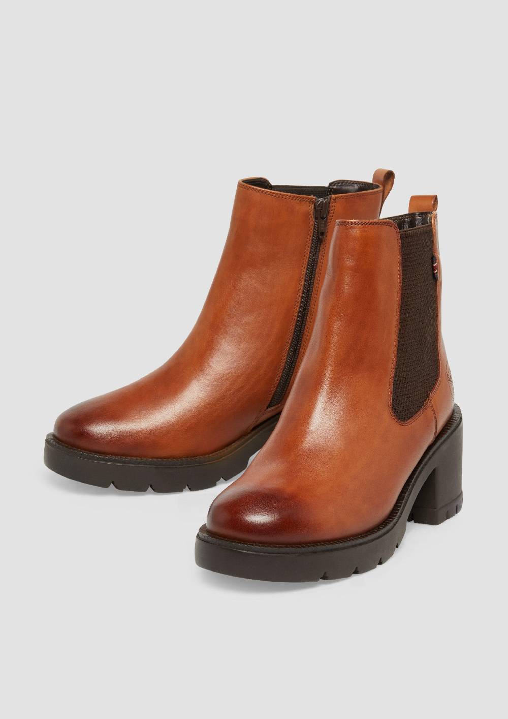 S.Oliver Chelsea-Boots aus Leder Valentinstagsangebot