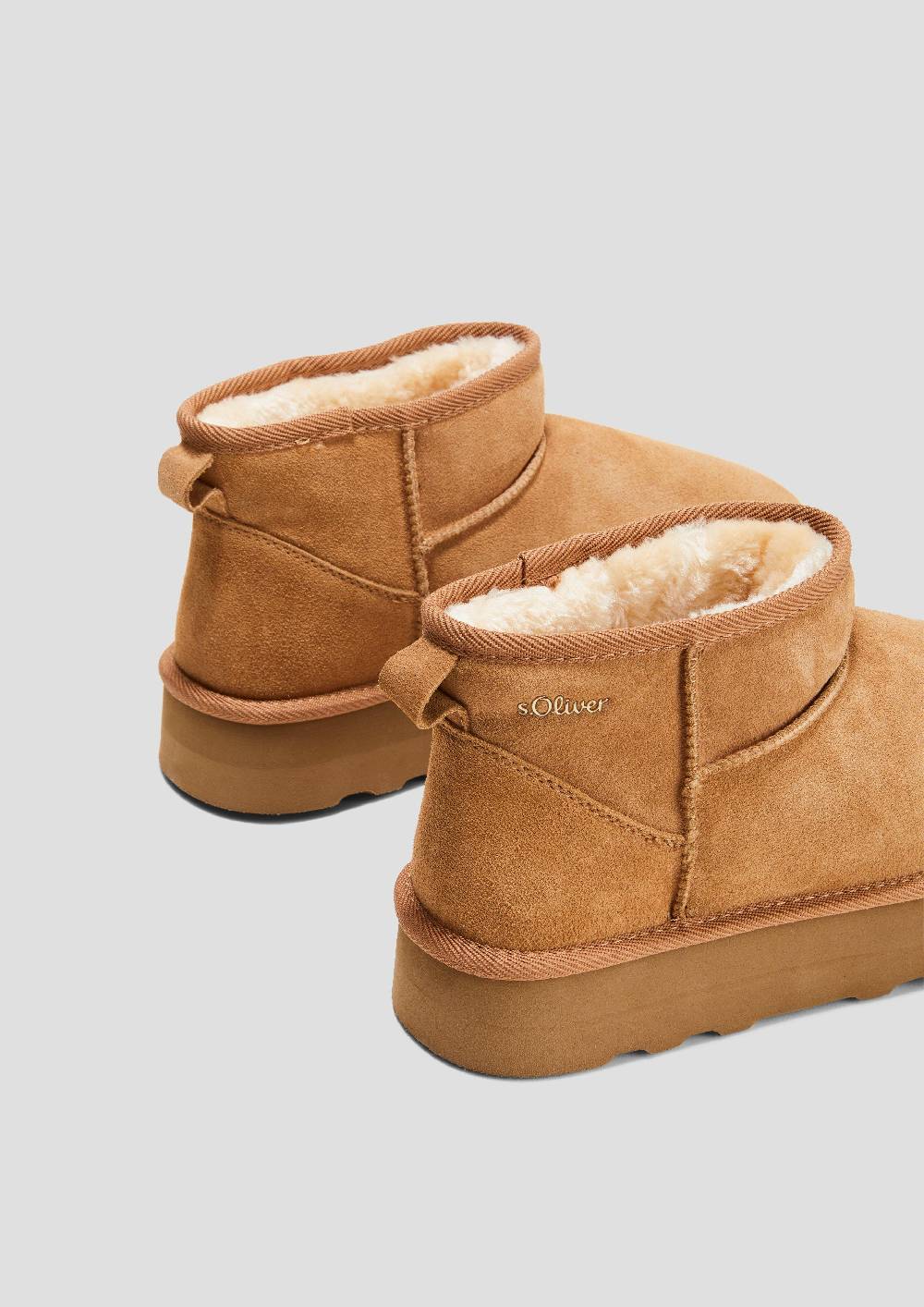 S.Oliver Stiefel mit Teddyplüsch-Futter Super Sparpreis