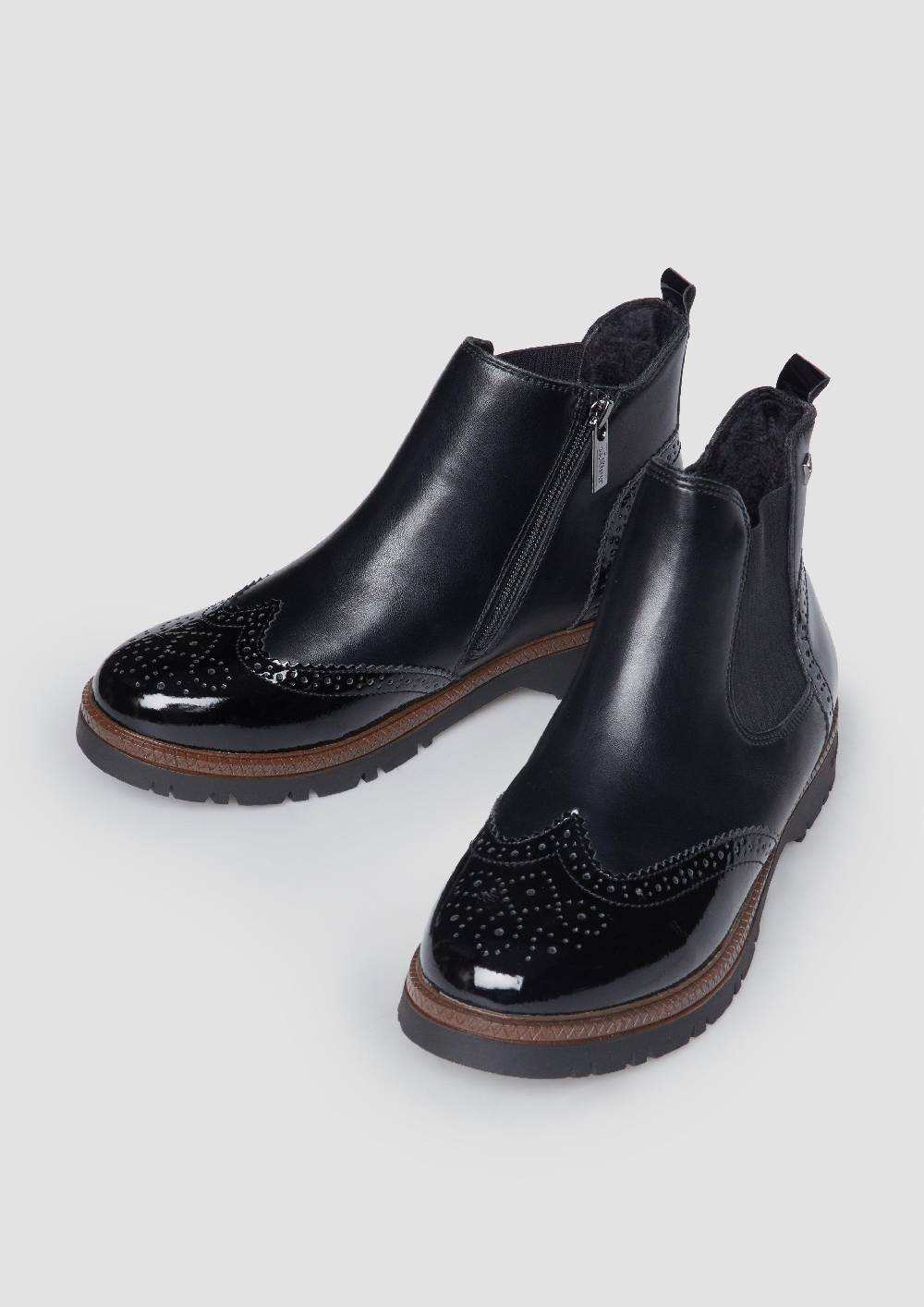 S.Oliver Chelsea Boots in Leder-Optik Wochenangebot