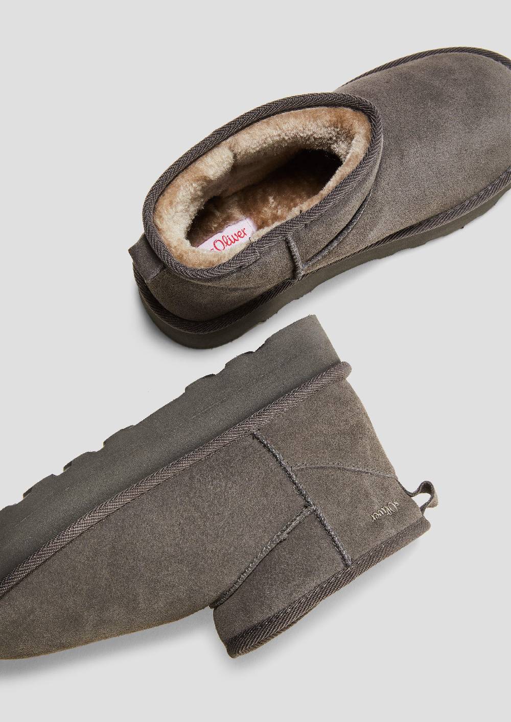 S.Oliver Stiefel mit Teddyplüsch-Futter 50% Rabatt mit kostenlosem Versand