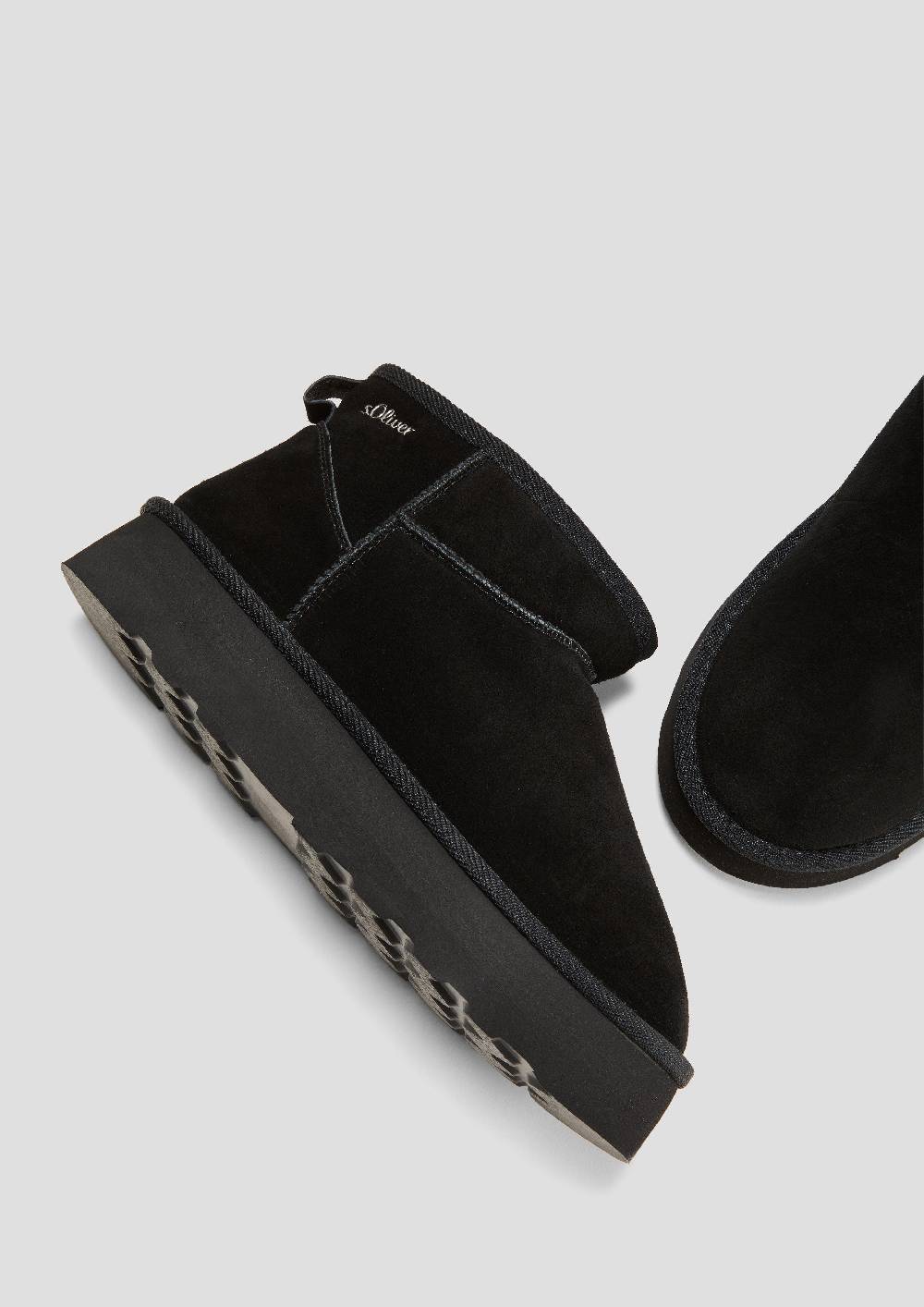 S.Oliver Stiefel mit Teddyplüsch-Futter Clearance-Verkauf