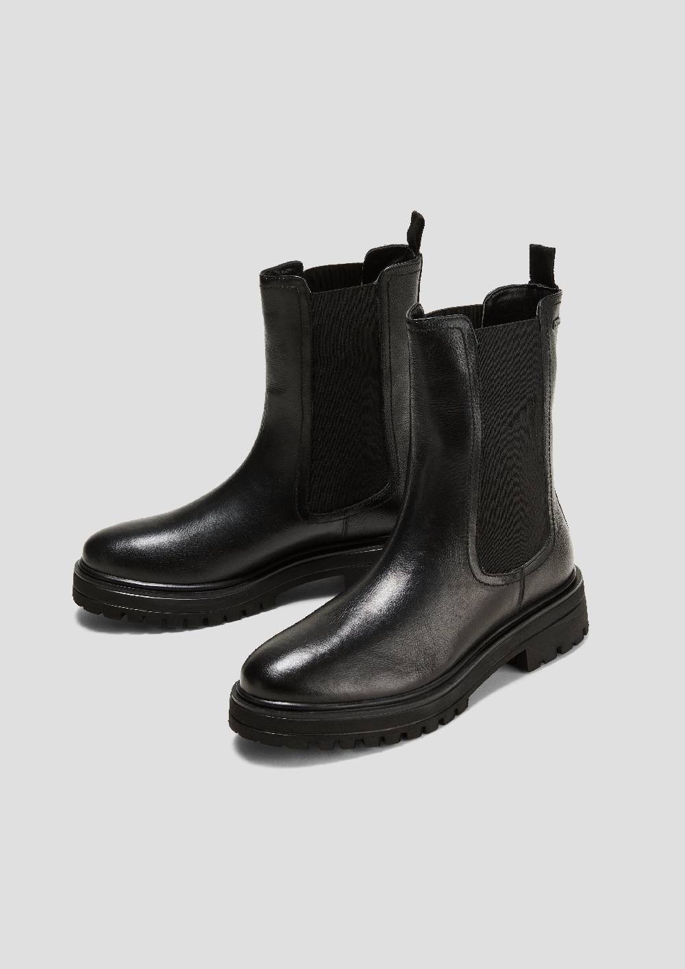 S.Oliver Chelsea Boots aus Glattleder Kostenloser Versand international