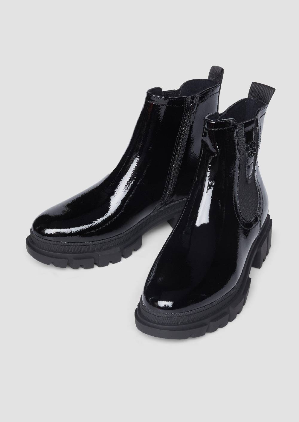 S.Oliver Chelsea Boots mit Logo-Detail Begrenzt auf 3 Tage
