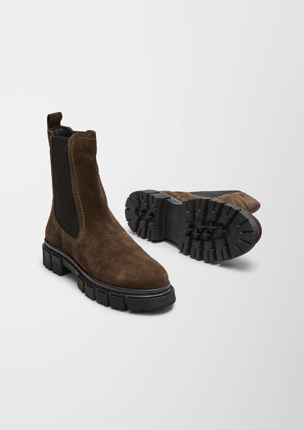 S.Oliver Stiefel aus Veloursleder Im Verkauf