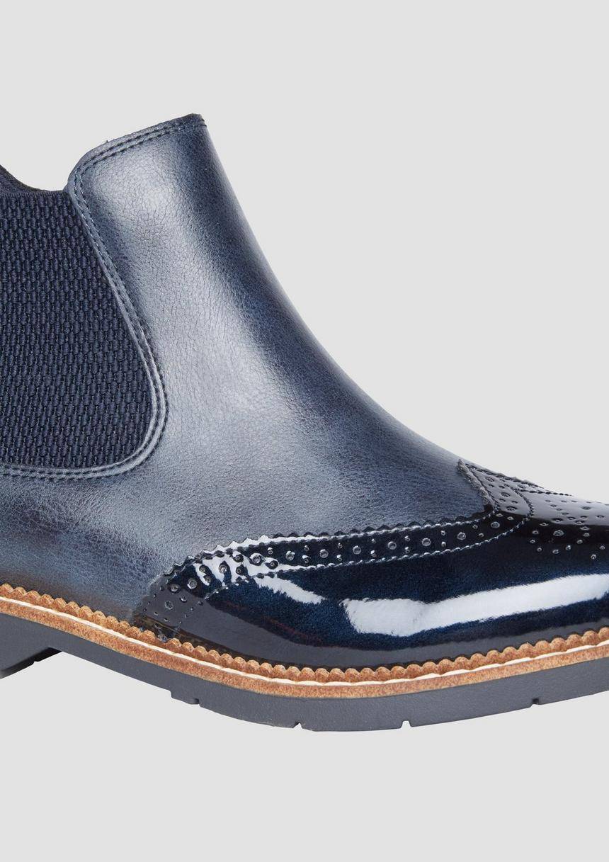 S.Oliver Chelsea-Boots aus Kunstleder zollfrei