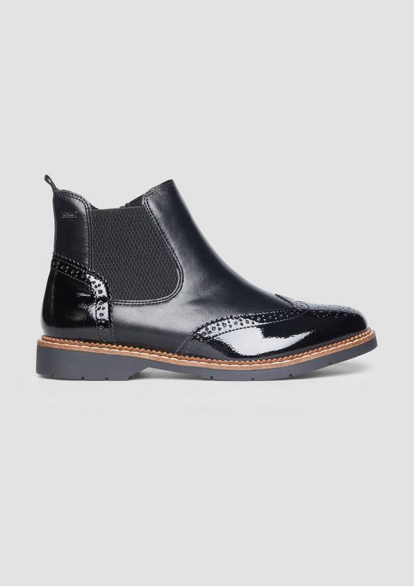 S.Oliver Chelsea-Boots aus Kunstleder