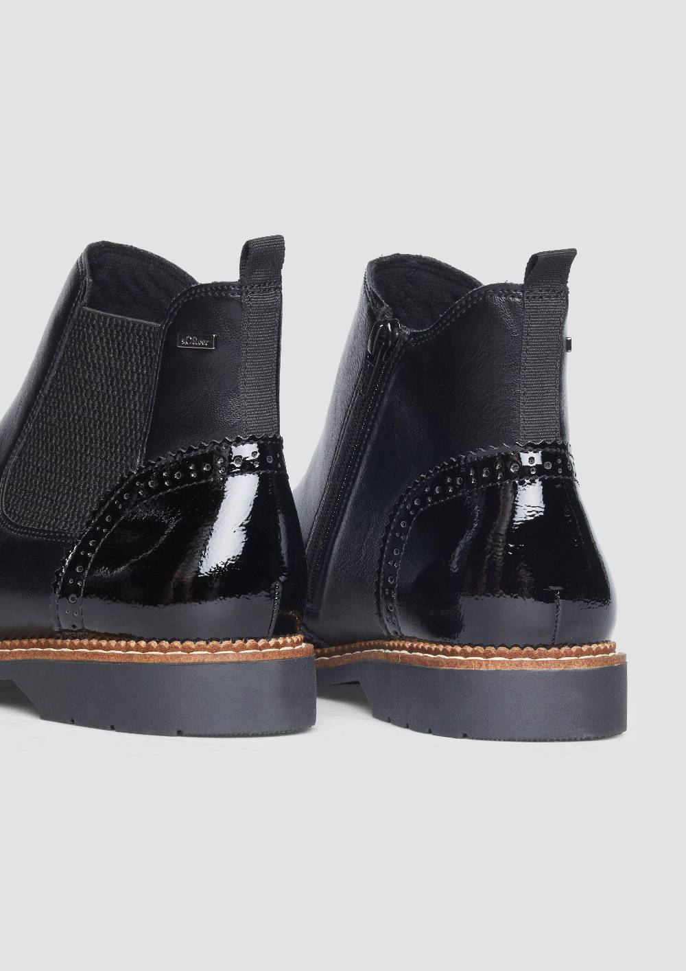 S.Oliver Chelsea-Boots aus Kunstleder 50% Rabatt für begrenzte Zeit