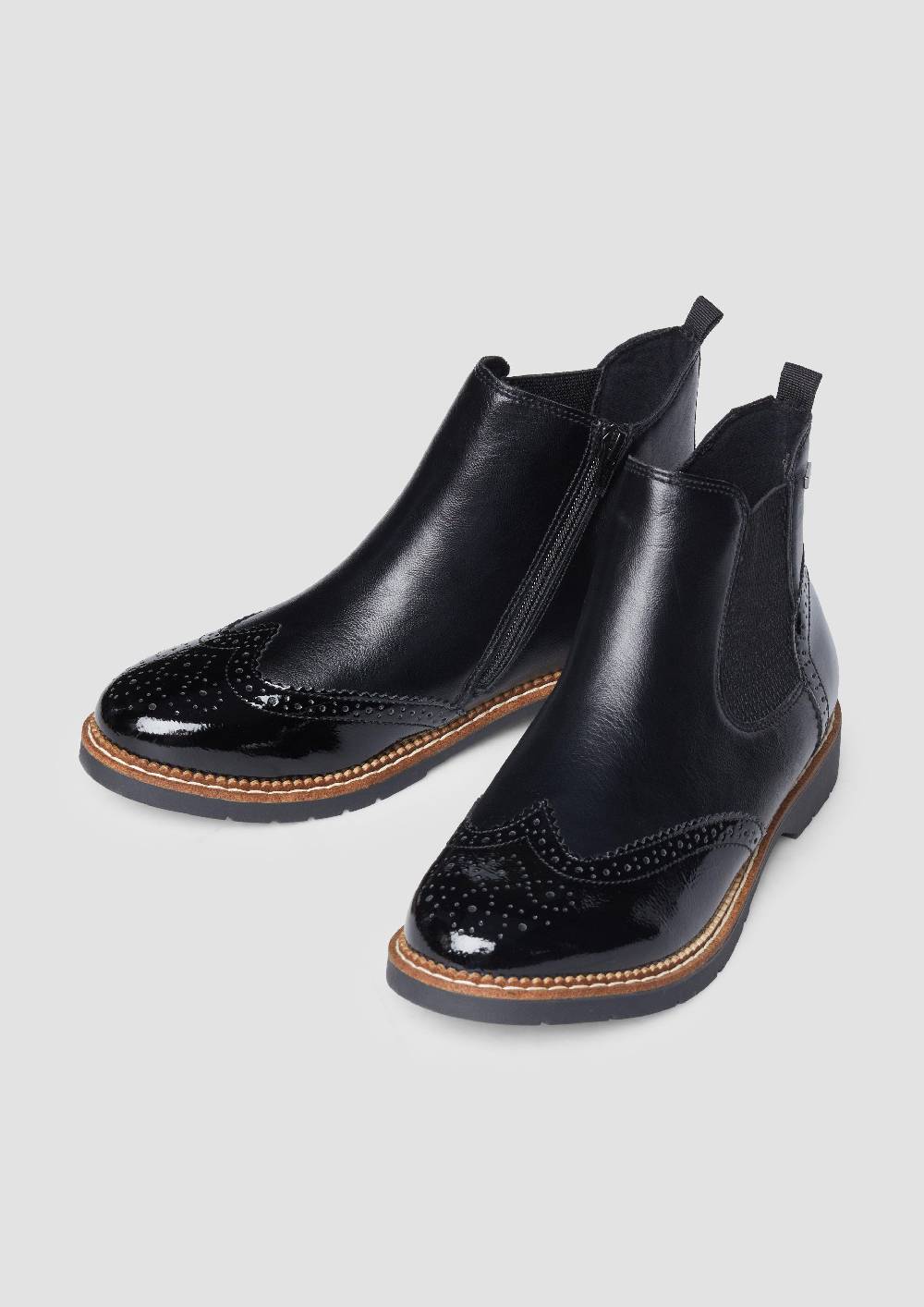 S.Oliver Chelsea-Boots aus Kunstleder 50% Rabatt für begrenzte Zeit