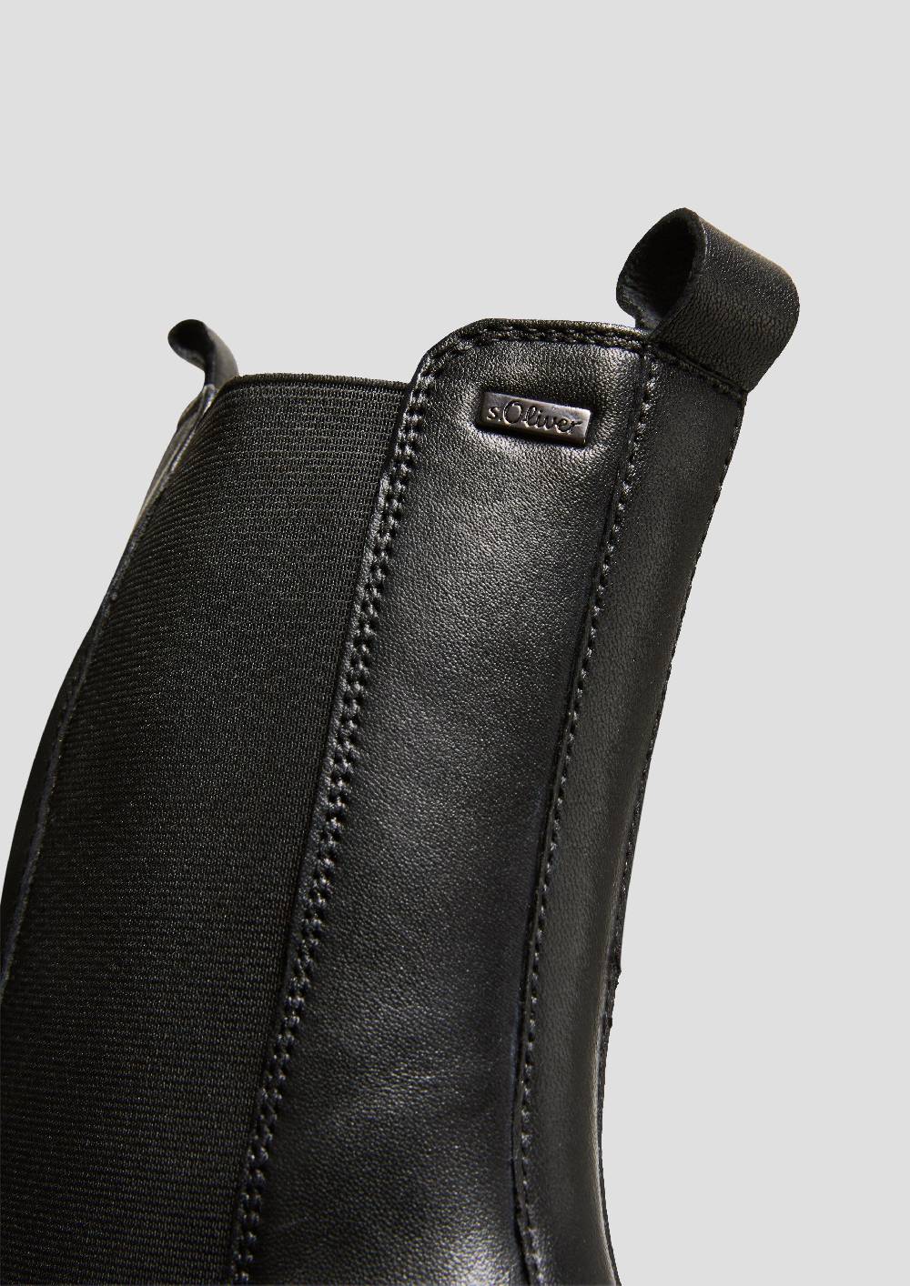 S.Oliver Stiefelette aus Schafsleder Outlet
