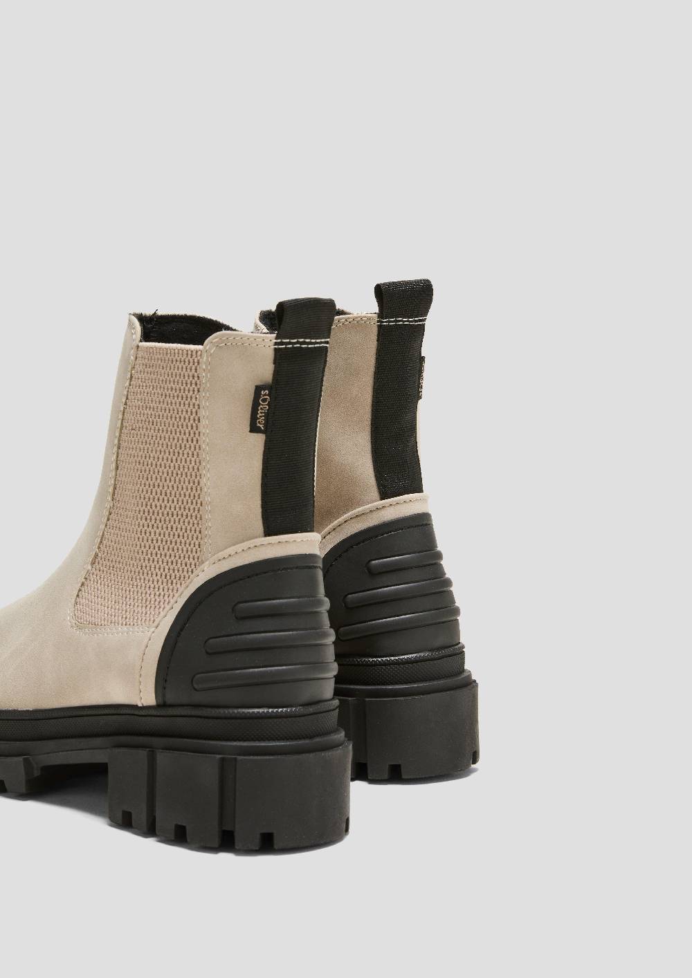 S.Oliver Chelsea Boots mit Kontrast-Detail Auslauf