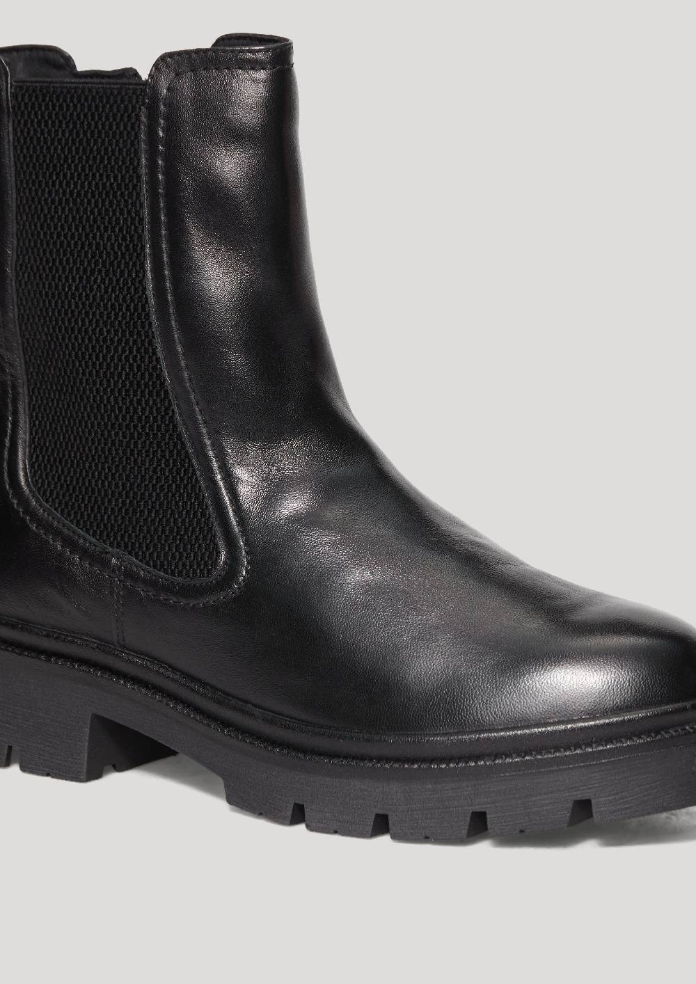 S.Oliver Chelsea Boots aus Schafsleder Schlussverkauf