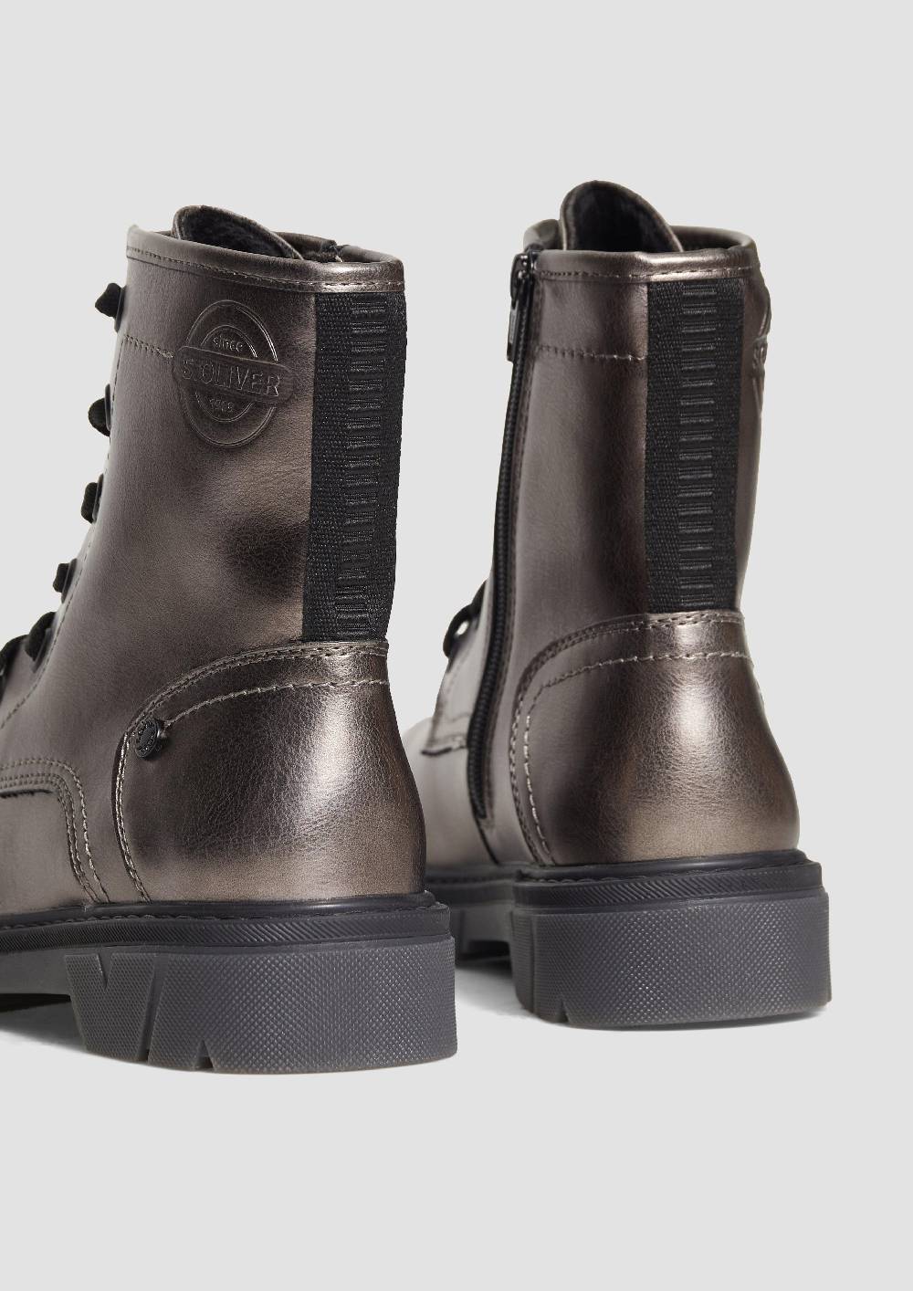 S.Oliver Stiefel mit Schnürung und Reißverschluss Günstiger Verkauf