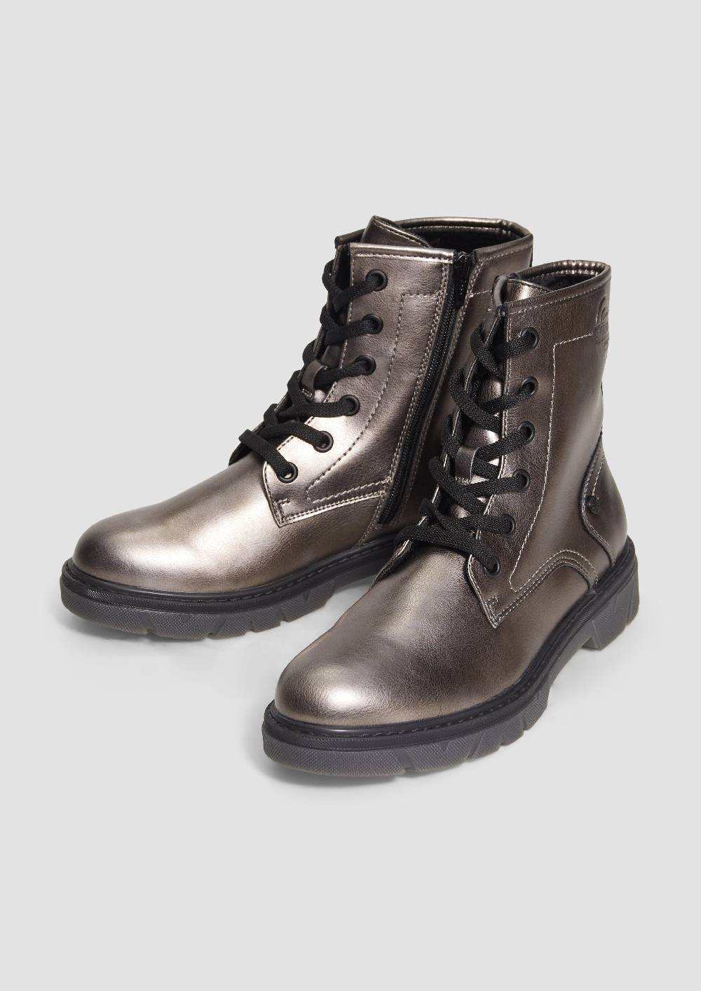 S.Oliver Stiefel mit Schnürung und Reißverschluss Günstiger Verkauf