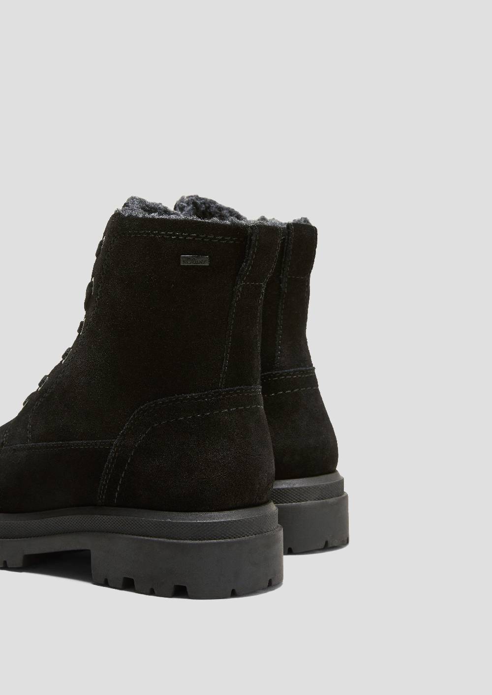 S.Oliver Gefütterte Stiefel aus Veloursleder Blitzverkäufe