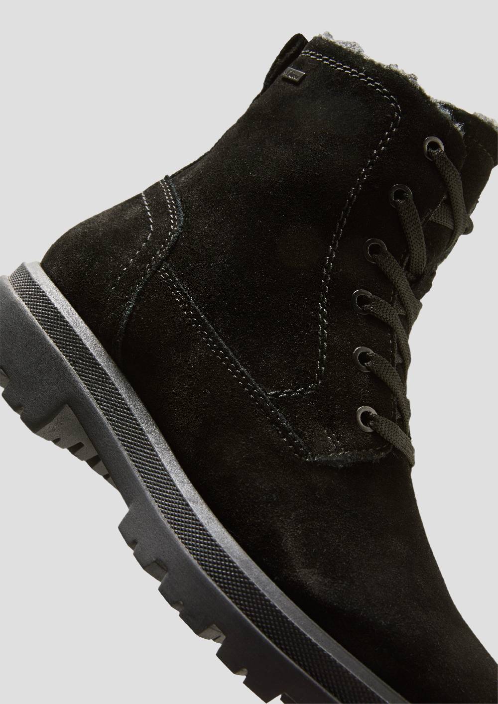 S.Oliver Gefütterte Stiefel aus Veloursleder Blitzverkäufe