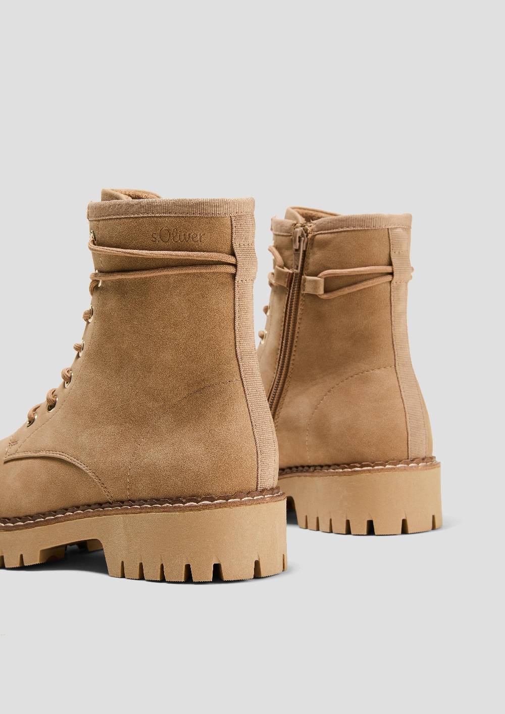S.Oliver Schnürstiefel in Leder-Optik Fabrik Onlineshop