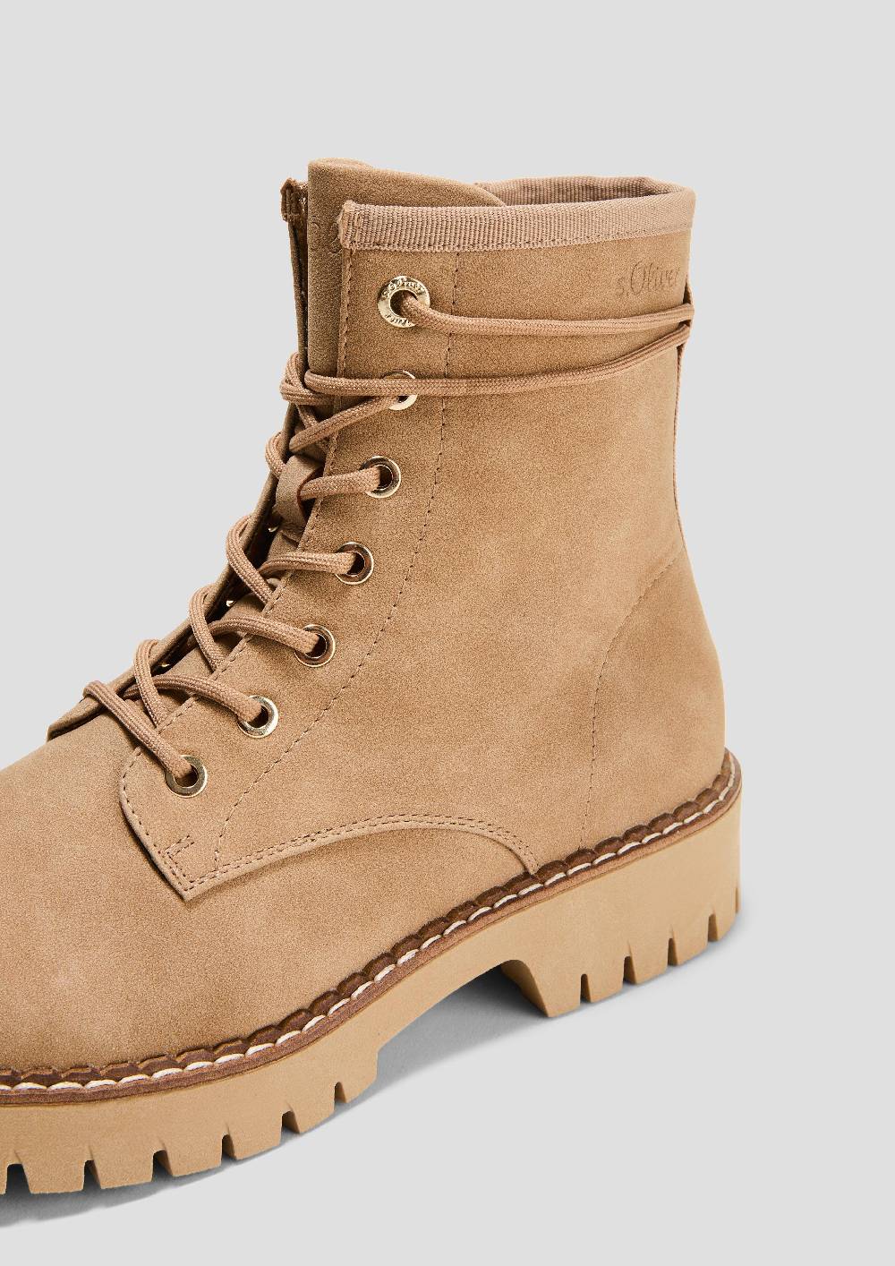 S.Oliver Schnürstiefel in Leder-Optik Fabrik Onlineshop