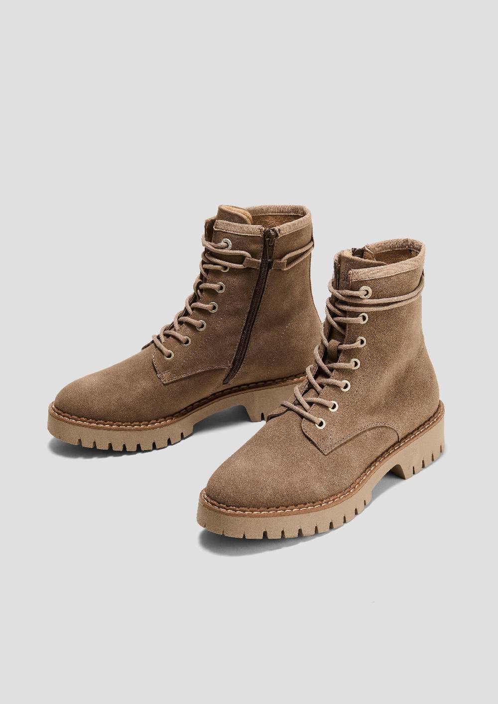 S.Oliver Schnürstiefel in Leder-Optik Fabrikpreis