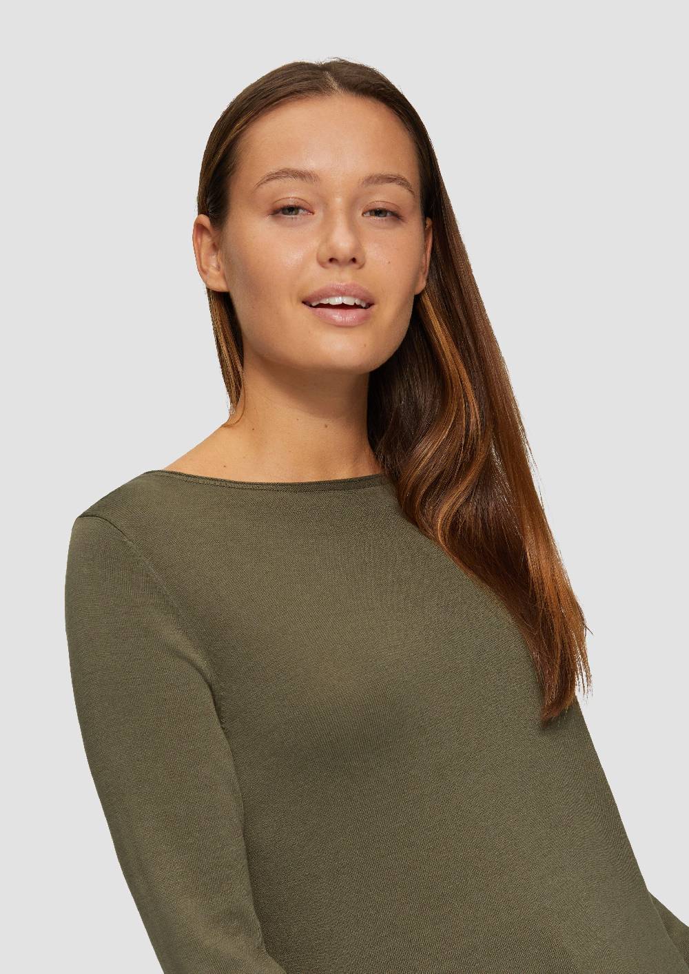 S.Oliver Leichter Feinstrickpullover mit Rollkante Günstig kaufen