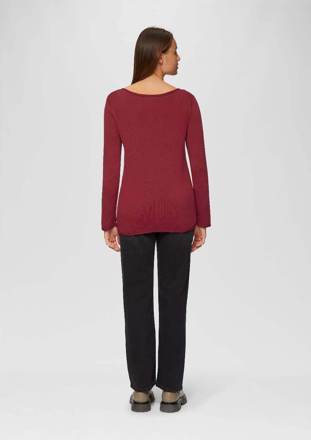 S.Oliver Leichter Feinstrickpullover mit Rollkante Großer Ausverkauf