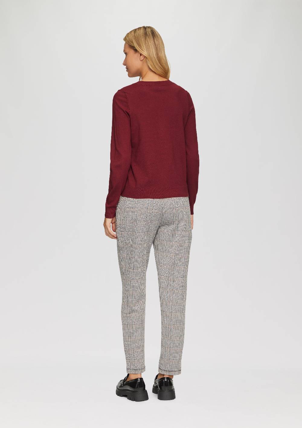 S.Oliver Weicher Pullover mit Rundhalsausschnitt aus Viskosemix Online Shopping