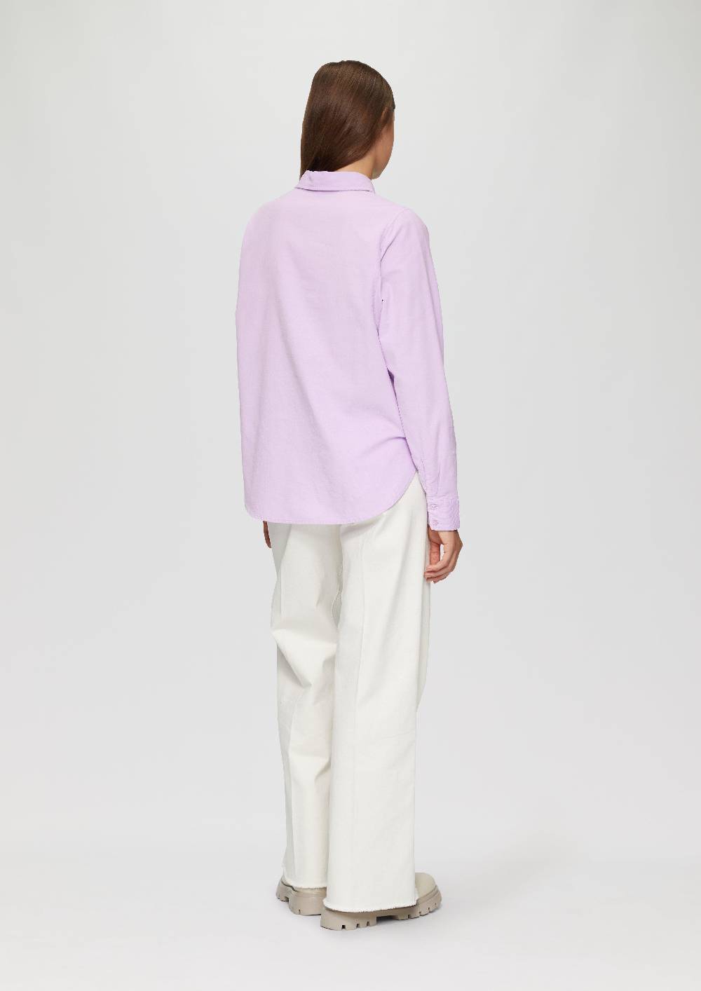 S.Oliver Cordbluse im Relaxed Fit mit Naht-Details Online Outlet