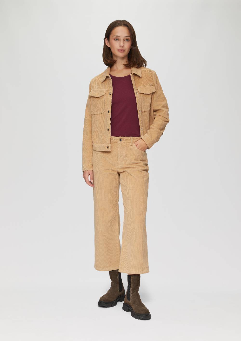 S.Oliver Longsleeve aus Baumwollstretch Saisonale Angebote