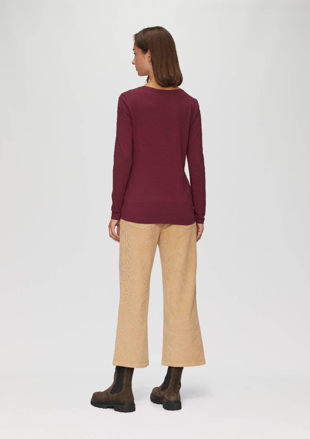 S.Oliver Longsleeve aus Baumwollstretch Saisonale Angebote