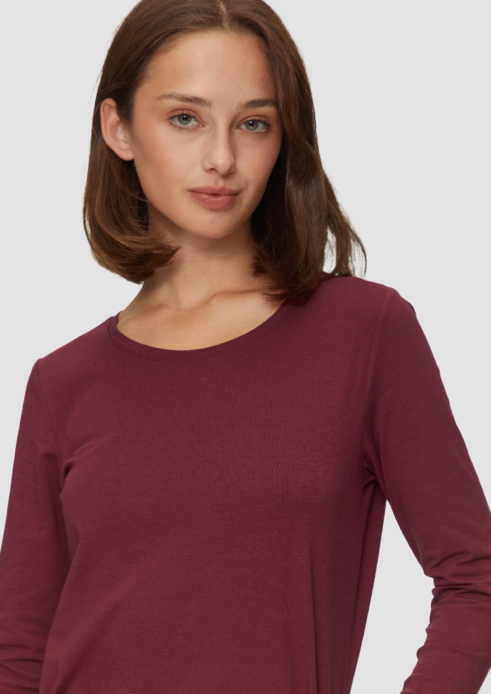 S.Oliver Longsleeve aus Baumwollstretch Saisonale Angebote