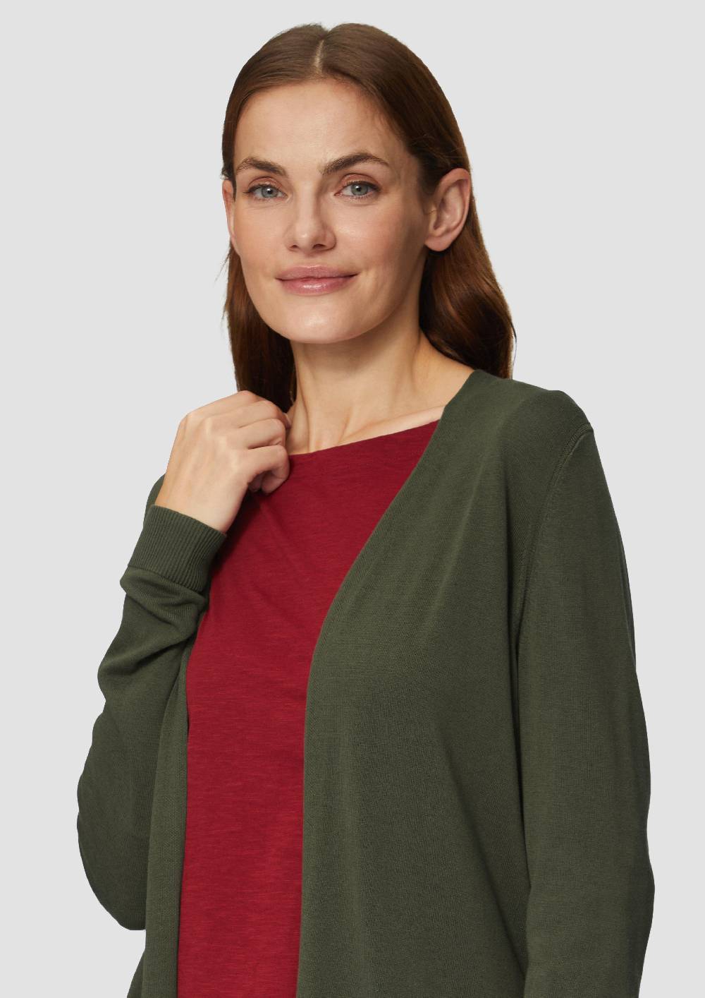 S.Oliver Cardigan aus Viskose-Baumwollmix Tägliche Deals