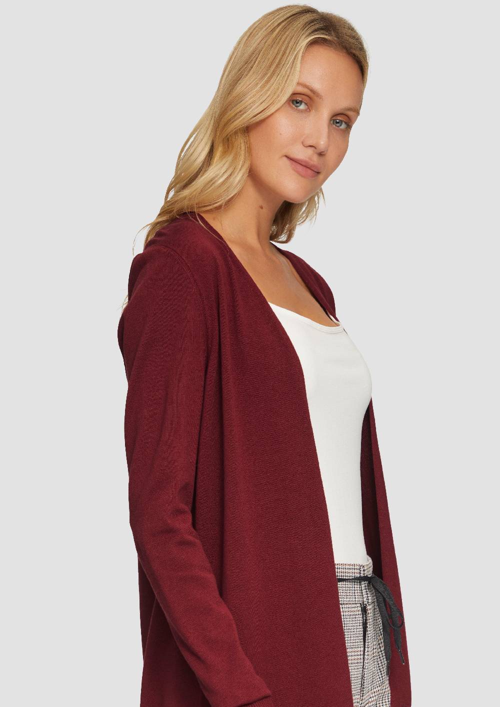 S.Oliver Cardigan aus Viskose-Baumwollmix Sonderangebote