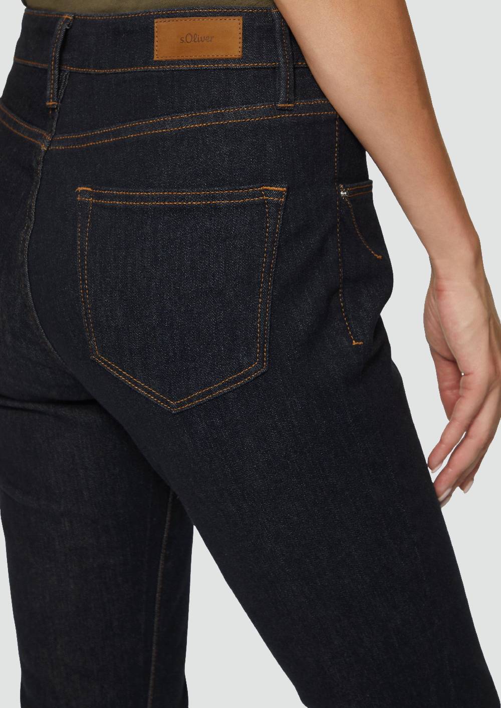 S.Oliver Jeans Betsy / Slim Fit / Mid Rise / Slim Leg / Rinsed Washed Wochenangebot