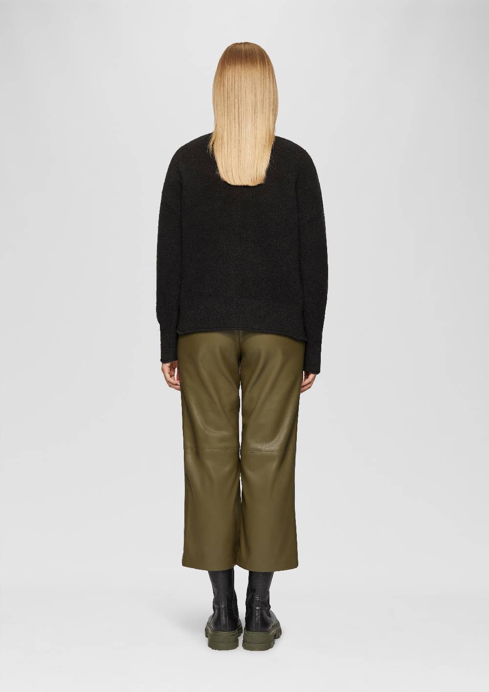 S.Oliver Strickjacke aus Baumwoll-Bouclé Neueste Stile