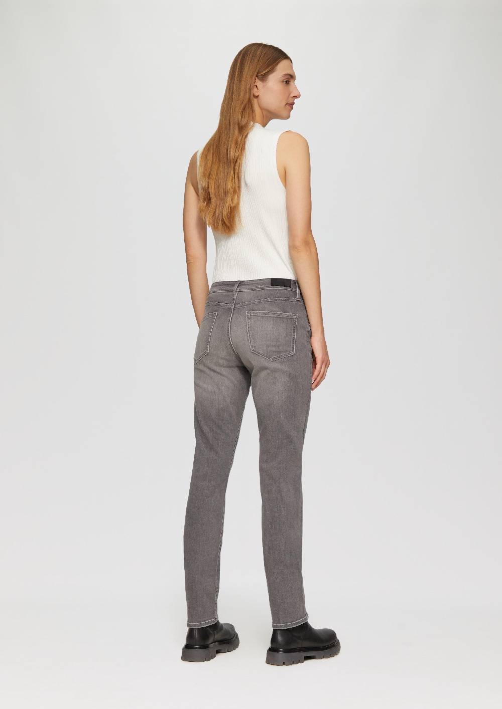 S.Oliver Jeans Betsy / Slim Fit / Mid Rise / Slim Leg / mit Zipp-Detail Letzter Tag