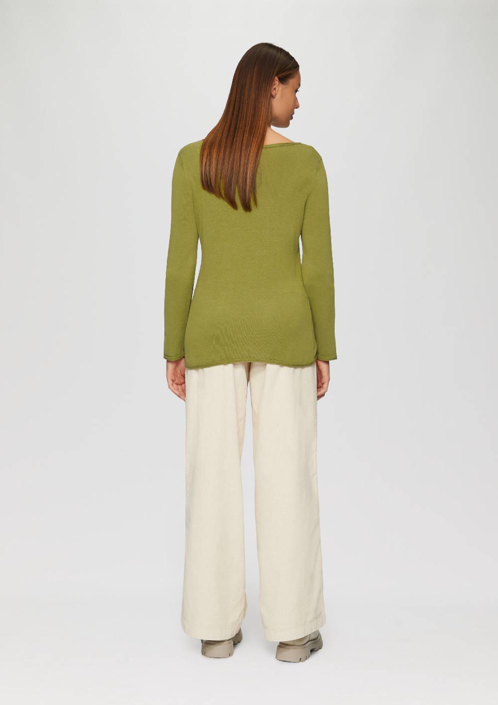 S.Oliver Leichter Feinstrickpullover mit Rollkante Super Rabatt