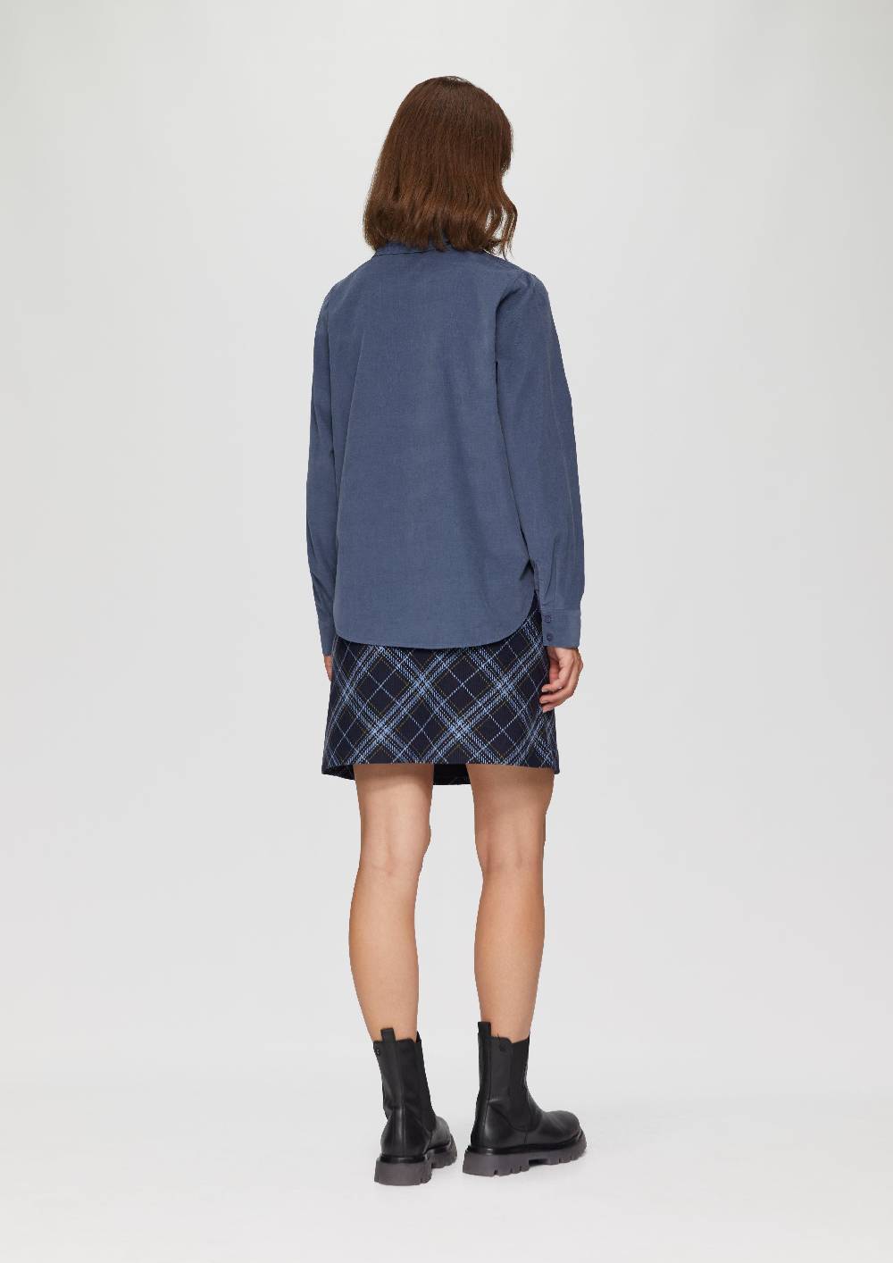 S.Oliver Cordbluse im Relaxed Fit mit Naht-Details Clearance-Verkauf