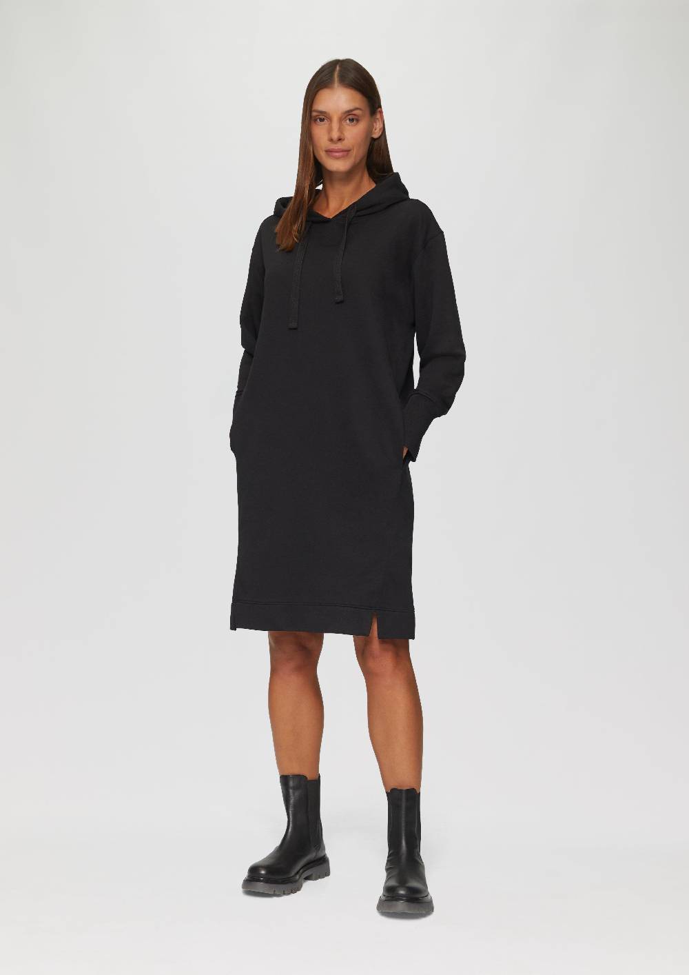 S.Oliver Sweatkleid mit Eingrifftaschen und vorgesetzter Seitennaht Speichern exportieren