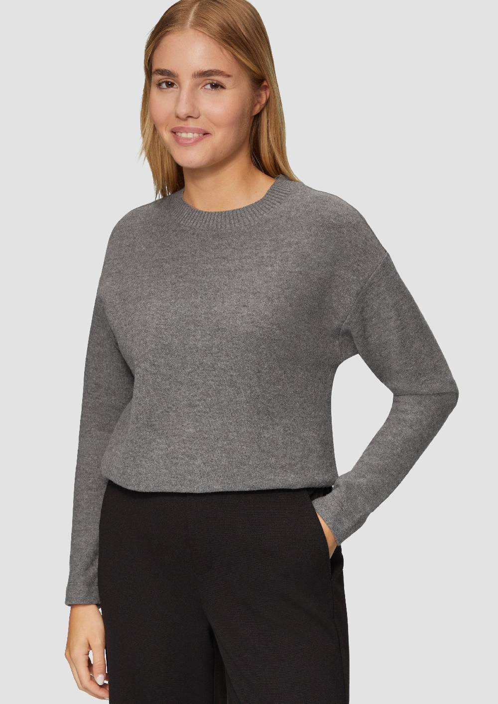 S.Oliver Weiches Sweatshirt mit gebrushter Oberfläche 50% Rabatt für begrenzte Zeit