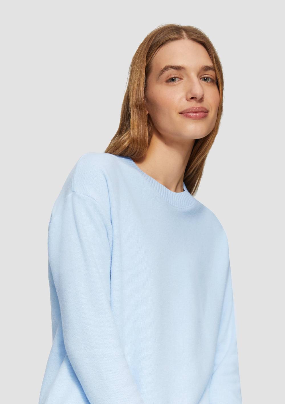S.Oliver Weiches Sweatshirt mit gebrushter Oberfläche Rabatte dieses Monats
