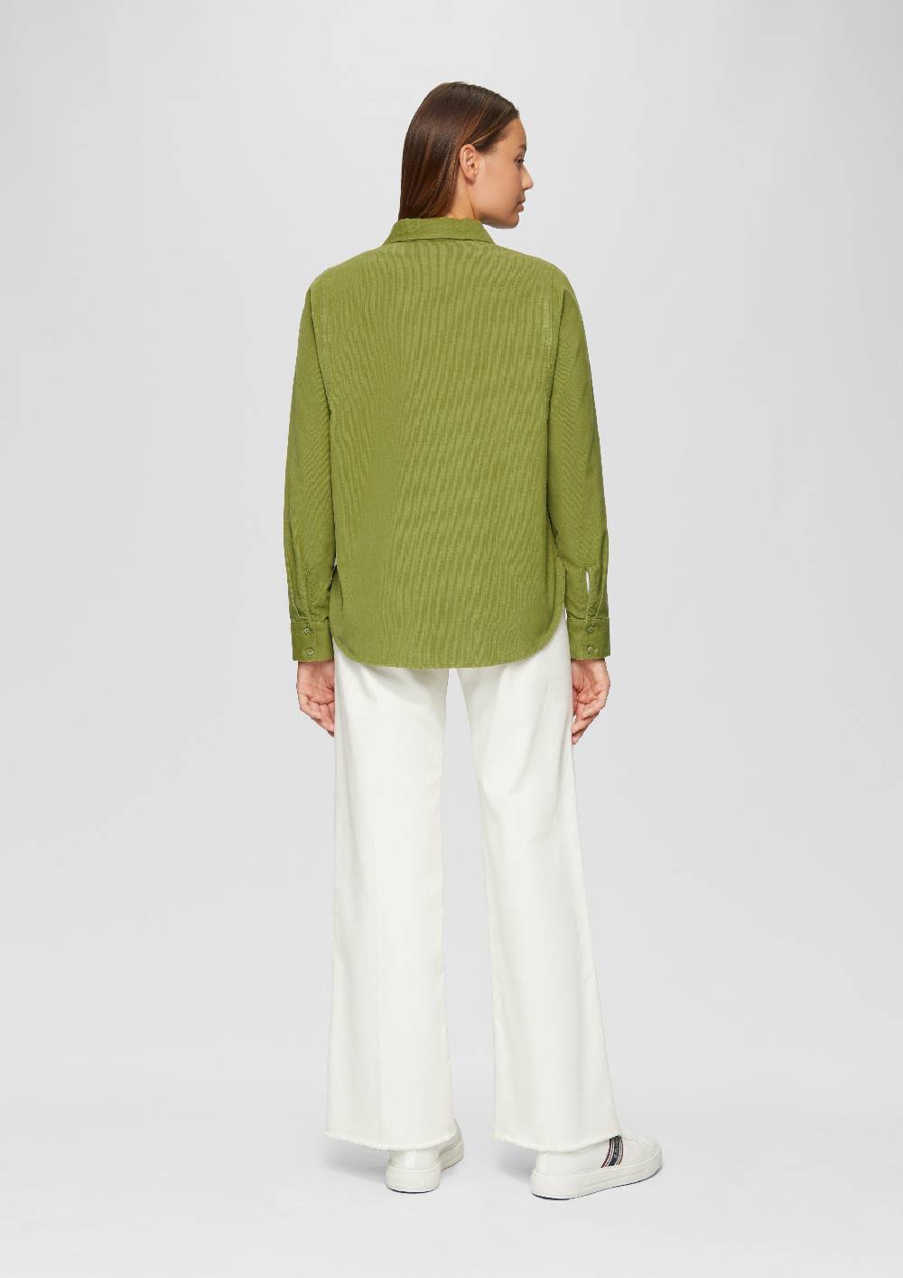 S.Oliver Cordbluse im Relaxed Fit mit Naht-Details Fabrik Onlineshop