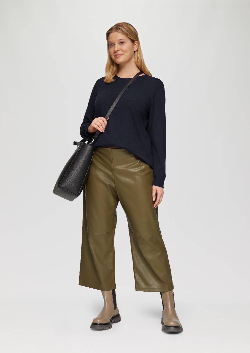 S.Oliver Strickpullover mit Rundhalsausschnitt Online Shopping