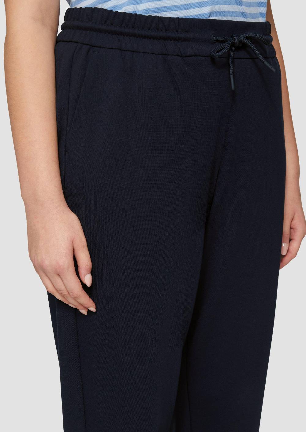 S.Oliver Interlock-Jogg Pants mit Gummizug Saisonschlussverkauf