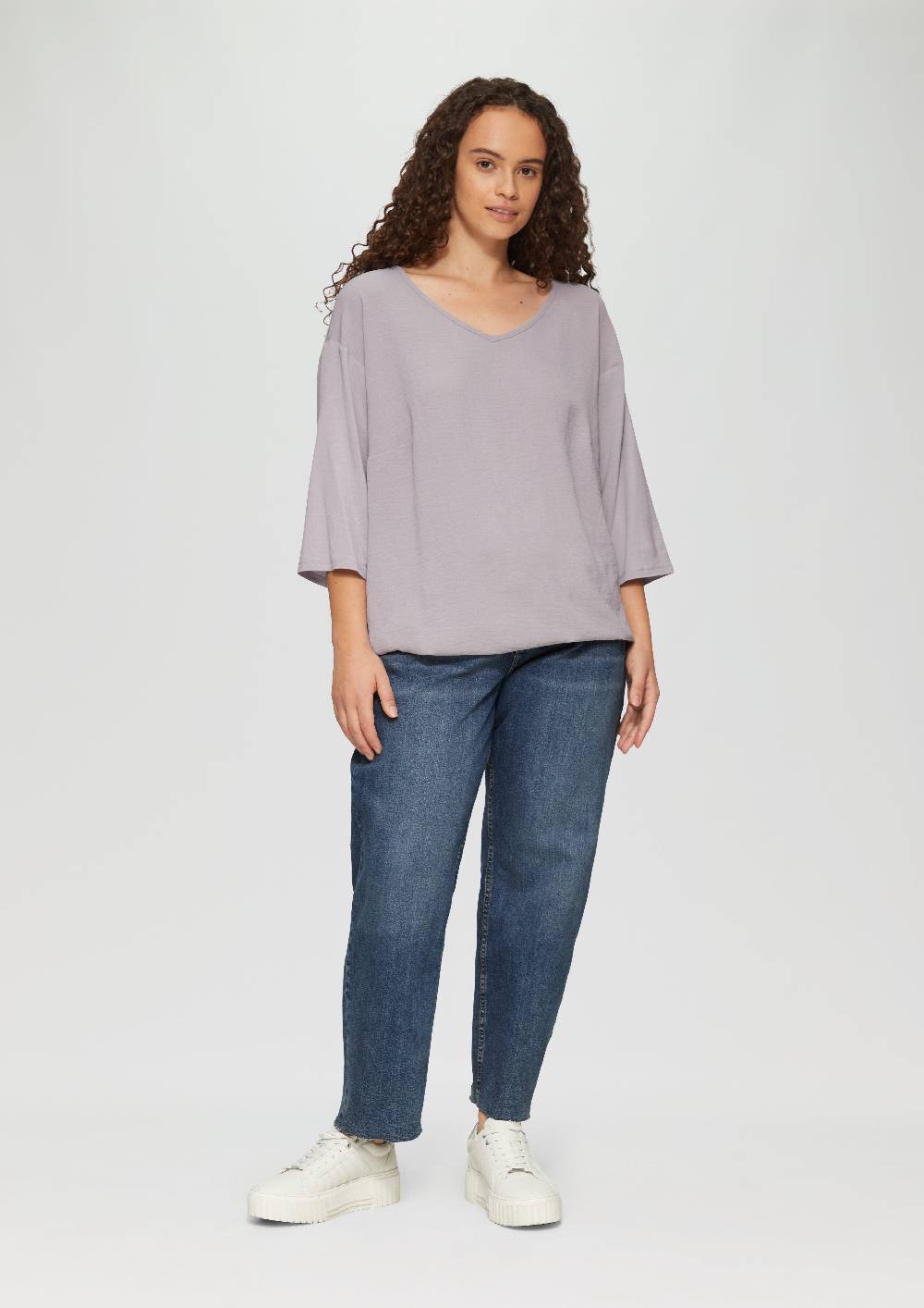 S.Oliver Cropped-Jeans / Slim Fit / Mid Rise / Straight Leg Vatertagsangebot