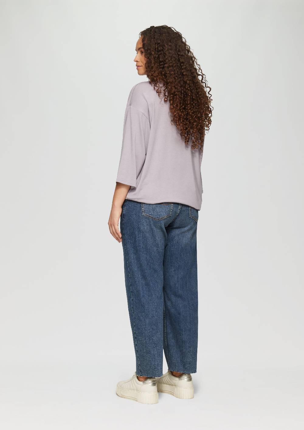 S.Oliver Cropped-Jeans / Slim Fit / Mid Rise / Straight Leg Vatertagsangebot