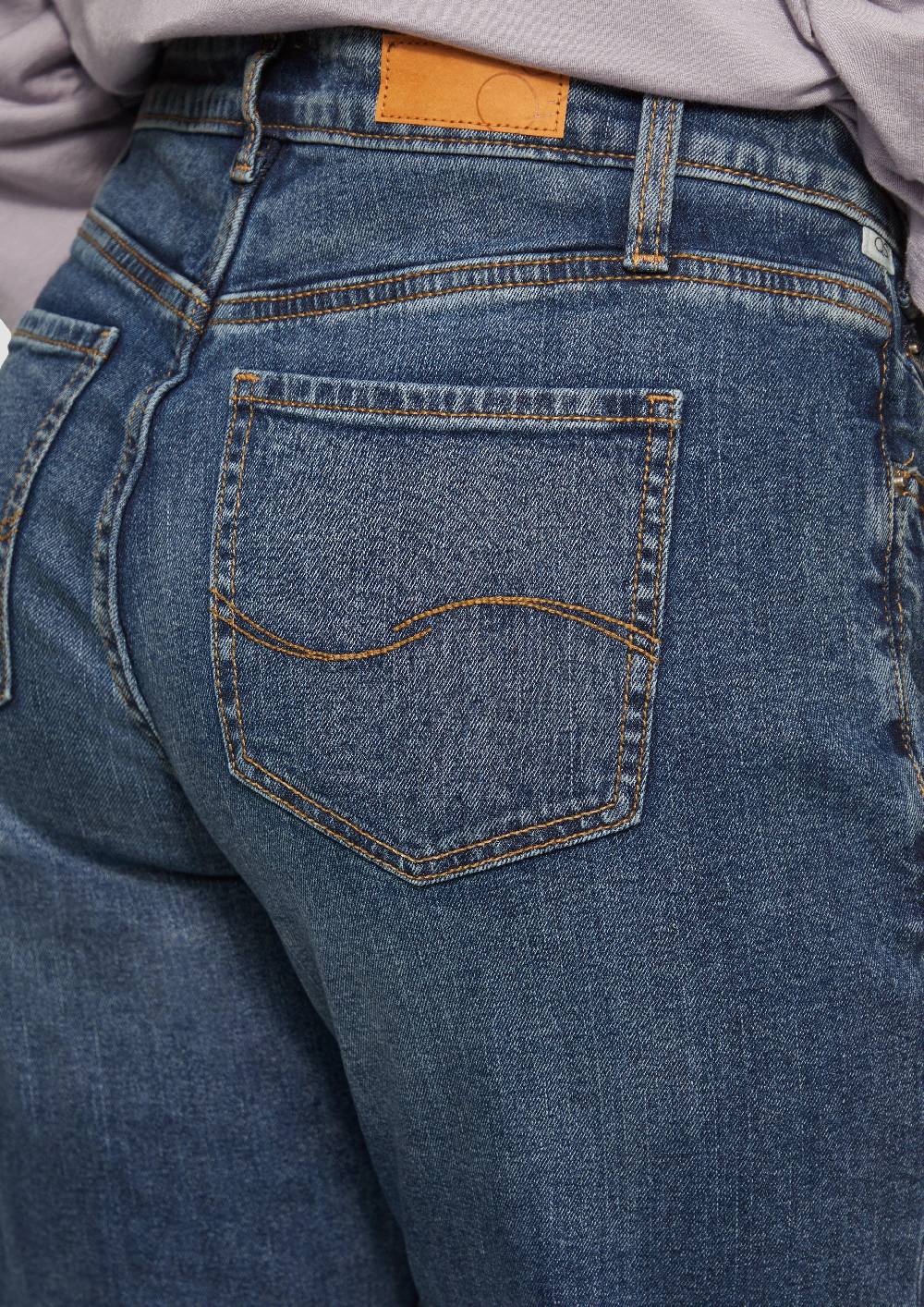 S.Oliver Cropped-Jeans / Slim Fit / Mid Rise / Straight Leg Vatertagsangebot