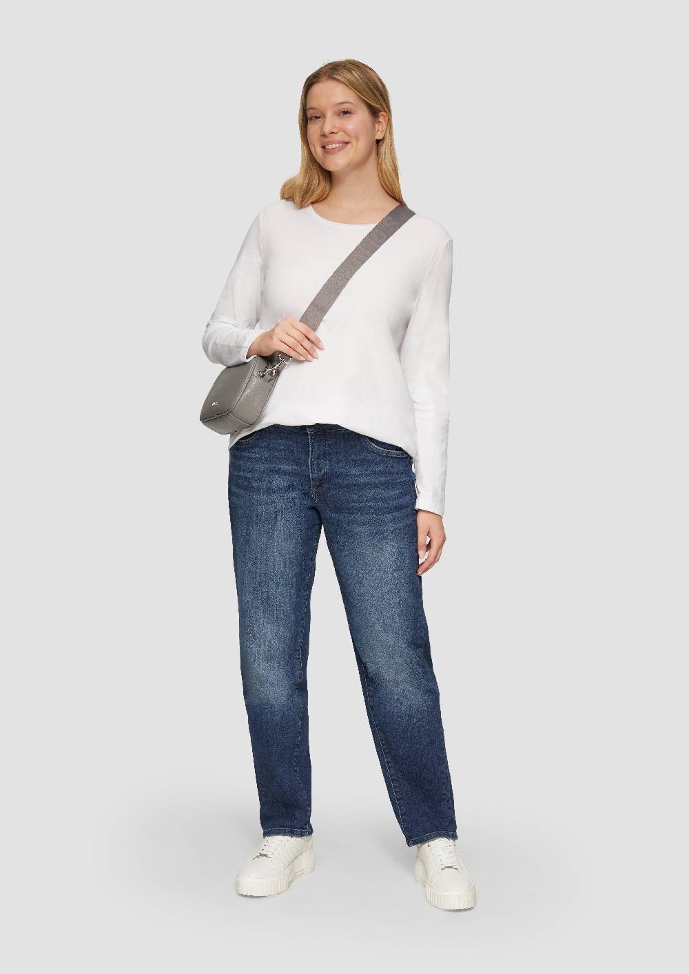 S.Oliver Longsleeve aus Baumwollstretch Neuheiten