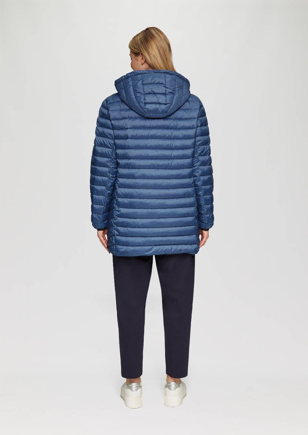 S.Oliver Steppjacke mit Logo-Kapuze Letzte 3 Tage